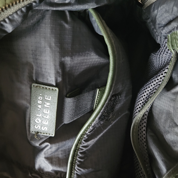 Sol And Selene, Backpack Purse, Army Green - Picture 3 of 7